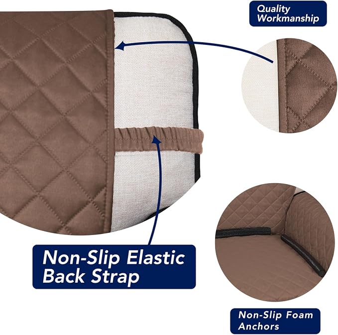 PureFit Reversible Quilted Sofa Cover Dog Couch Covers - Image 3