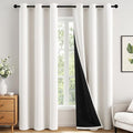 MIULEE Ivory 100% Blackout Curtains by MIULEE