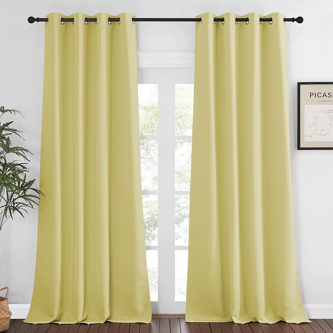 NICETOWN Blackout Window Curtain 90 inch Length by NICETOWN