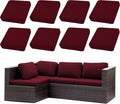 8PCS Patio Cushion Covers.Patio Furniture Couch SeatSlipcovers | Washable by SUKAIKEQA