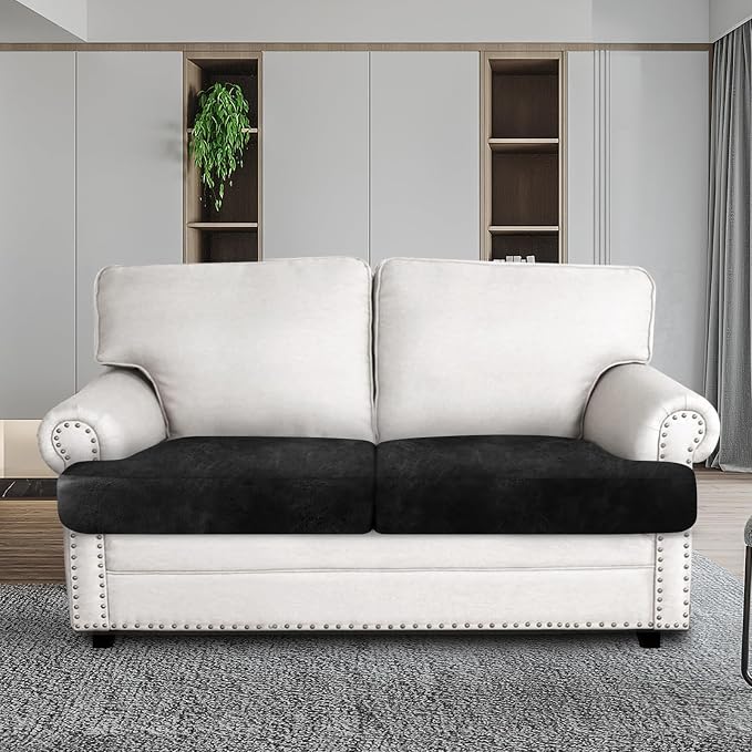ANARACHON Leather Look Couch Cushion Covers Sofa Seat Slipcovers Sets Couches - Image 3