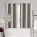 MIULEE 100% Blackout Linen Curtains by MIULEE