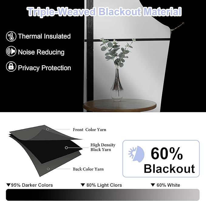 Simplebrand Ava Light Beige Light Filtering Curtains - Image 2