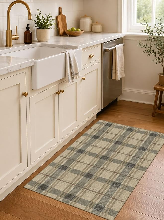 Plaid Outdoor Rug - Image 8