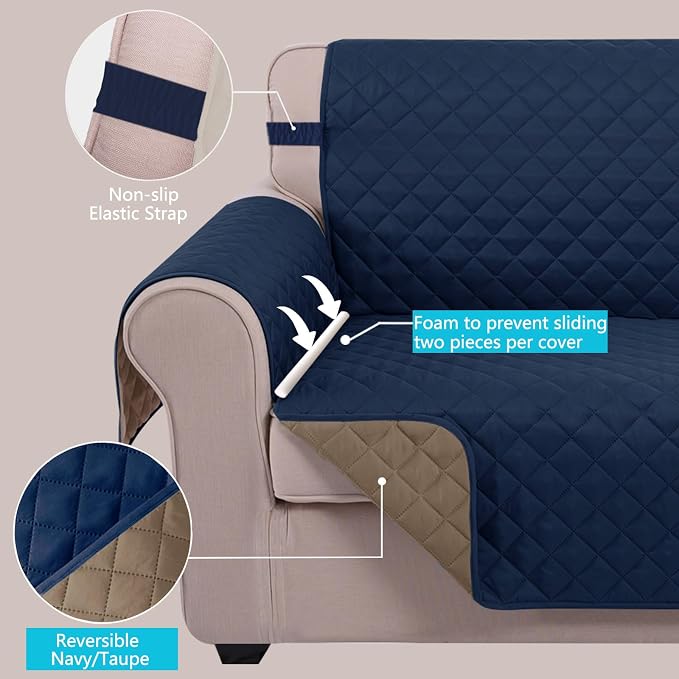 U-NICE HOME Loveseat Sofa Cover - Image 3