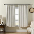 Pinch Pleated Linen Curtains 100% Blackout 63 Inches Long by AUSSPVOCT
