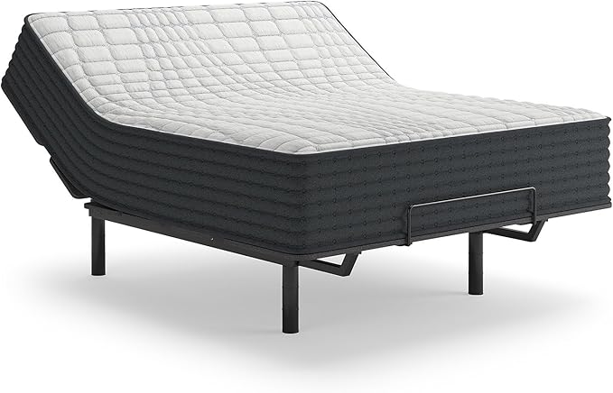 Signature Design by Ashley Hybrid 1200 12" Firm Moisture Wicking Mattress with Charcoal-Infused Gel Memory Foam,Edge Support for Pressure Relief and Temperature Regulating, Twin, Fiberglass Free