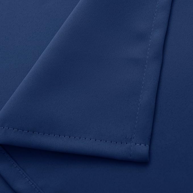 RV Blackout Curtains for Bedroom, 52 x 30 Inches Long Navy 2 Panels | Thermal - Image 6