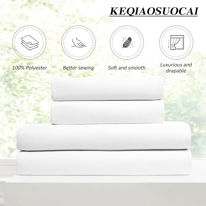 White Blackout Curtains 104 Inches Long, Custom Made Pinch Pleated Memory - Image 5
