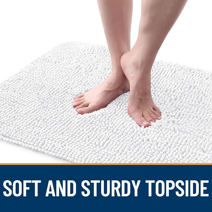 OLANLY Dog Door Mat for Muddy Paws 70x46, Super Absorbent Chenille Mud Mat | - Image 4