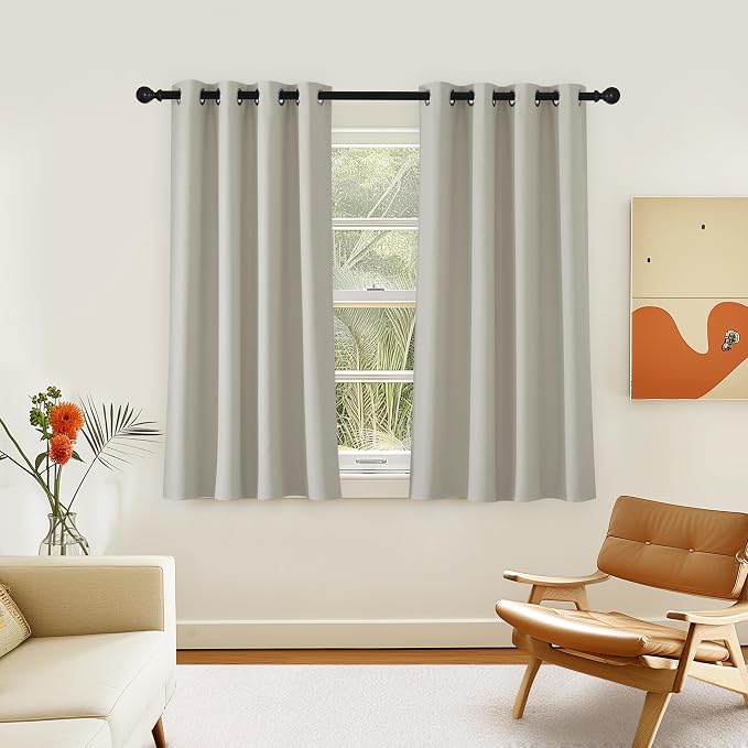 NICETOWN Room Darkening Short Curtain 54 inches Long by NICETOWN