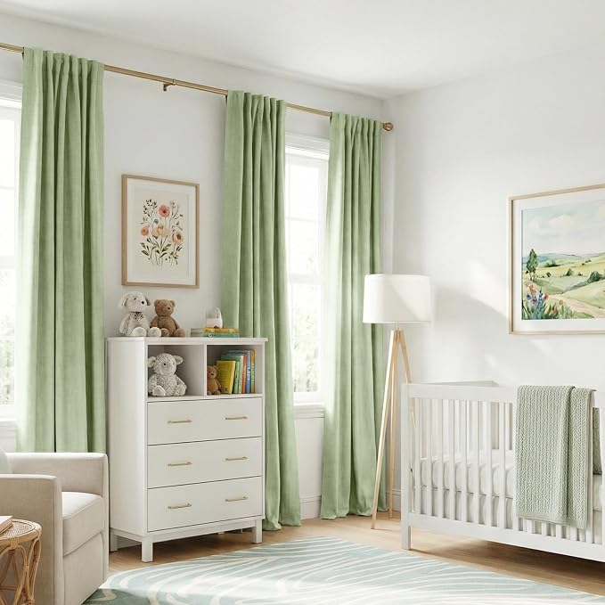 INOVADAY 100% Blackout Linen Curtains - Image 6