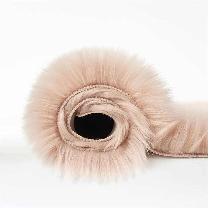 EasyJoy Ultra Soft Fluffy Shaggy Area Rug Faux Fur Rug Chair Cover Seat Pad - Image 5