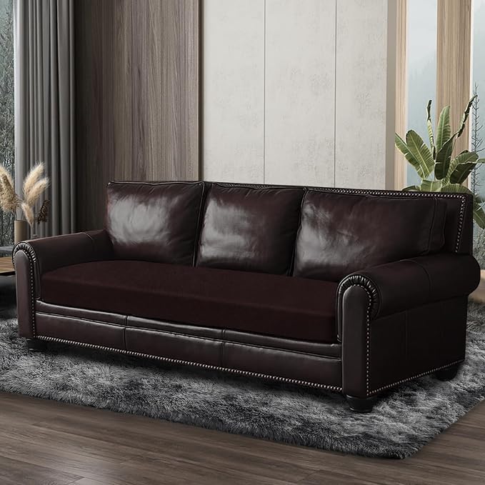 ANARACHON Leather Look Couch Cushion Covers Sofa Seat Slipcovers Sets Couches - Image 8