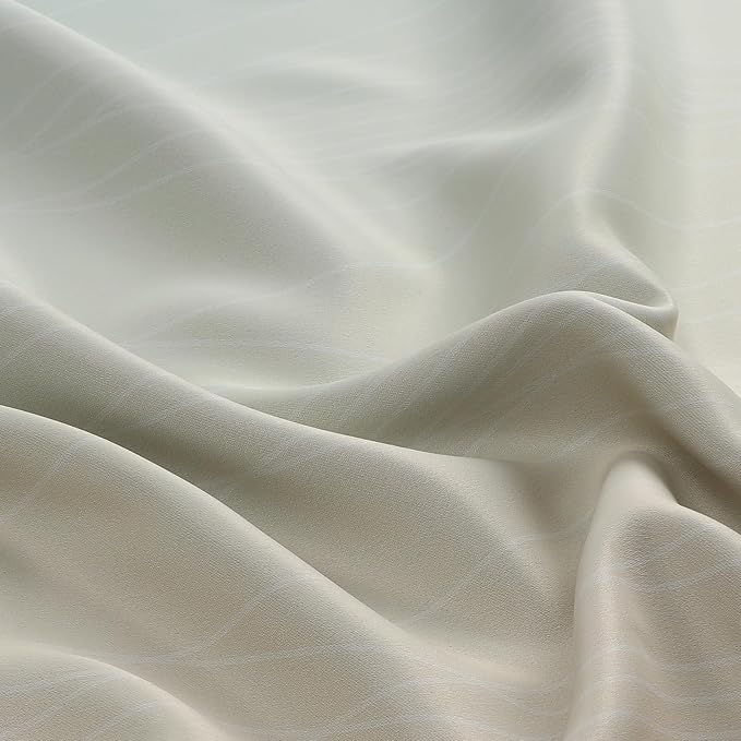 Aqua and Beige Ombre Blackout Curtains - Image 9