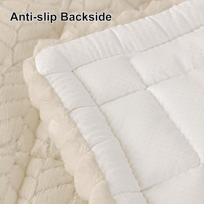 Smiry Couch Cover for Dogs, Non Slip Fuzzy Pet Sofa Covers Washable | Sofa - Image 6
