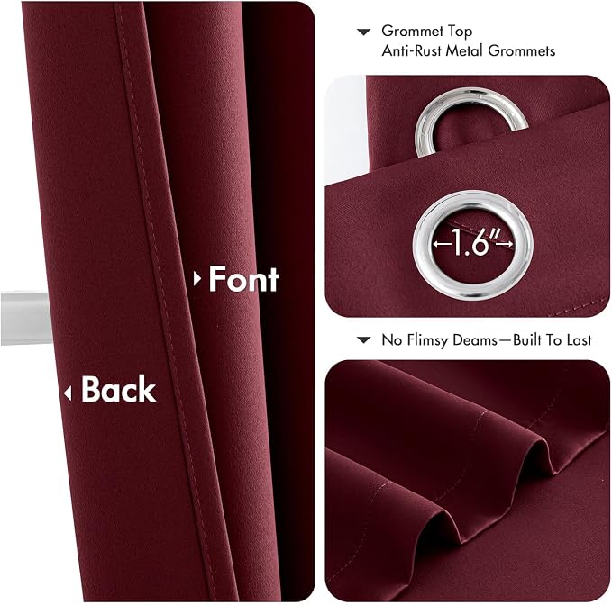 MIULEE Christmas Blackout Curtains - Image 5