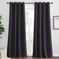 NICETOWN Greyish Purple Blackout Curtains 90 inches Length for Living Room, 2 Panels, 55" Wide, Thermal Insulated Long Drapes for Large Window