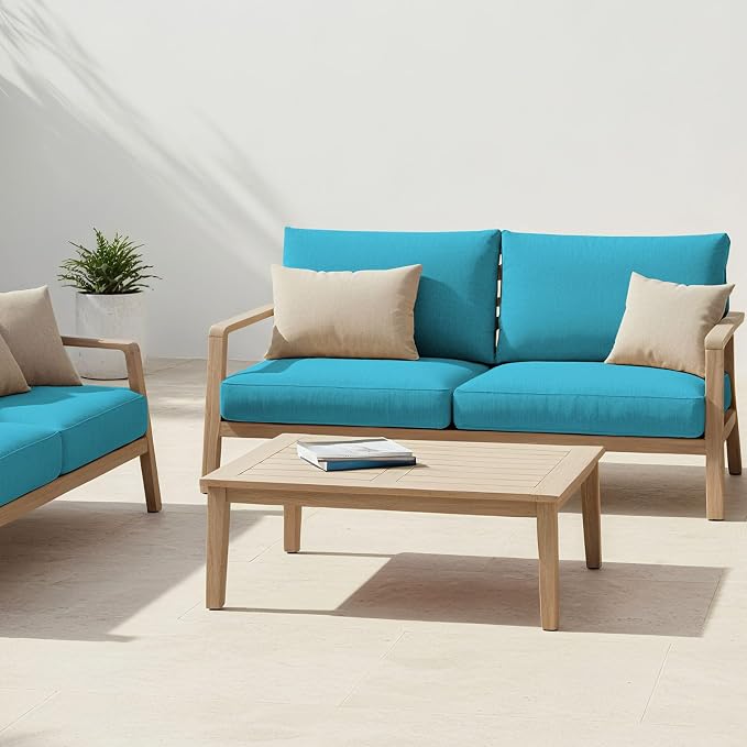 8Pcs Patio Cushion Covers Stretch Outdoor Furniture Protector Slipcovers | - Image 9