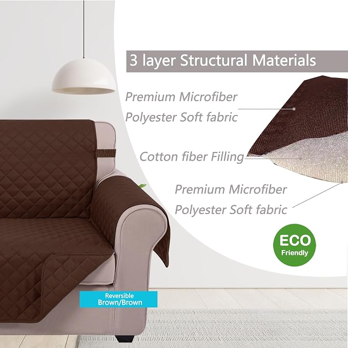 U-NICE HOME Loveseat Sofa Cover - Image 4