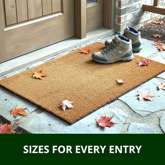Ecomills Coco Coir Doormat, 24 x 48 in, Vinyl Backing - Image 3