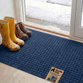 GORILLA GRIP® Ultra Absorbent Front Door Mat Outside Entrance, Traps Dirt and by Unknown
