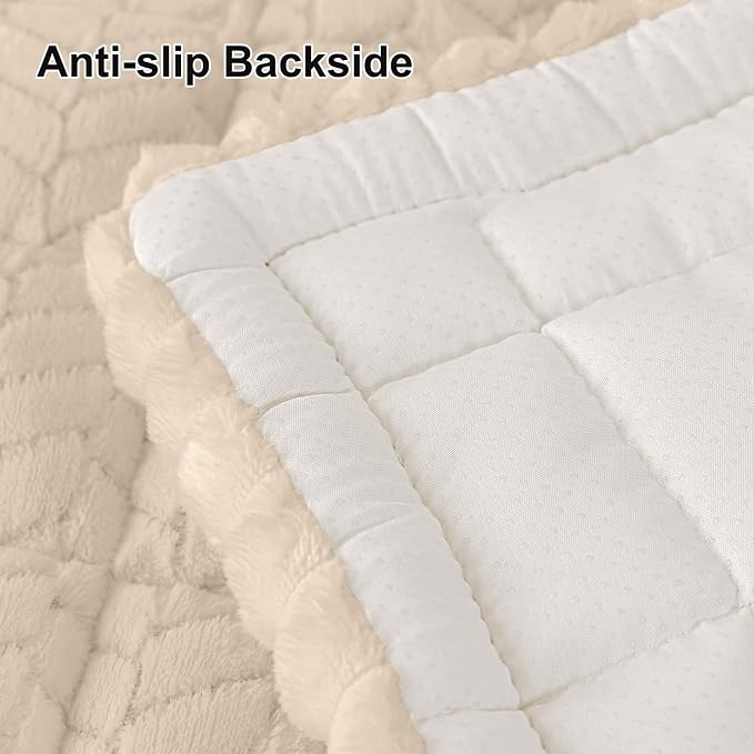 Smiry Couch Cover for Dogs, Non Slip Fuzzy Pet Sofa Covers Washable | Sofa - Image 6