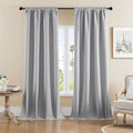 Joydeco Faux Linen Blackout Curtains by JOYDECO