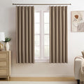 Short Pinch Pleated Blackout Curtains 72 Inch Long 2 Panels by KEQIAOSUOCAI