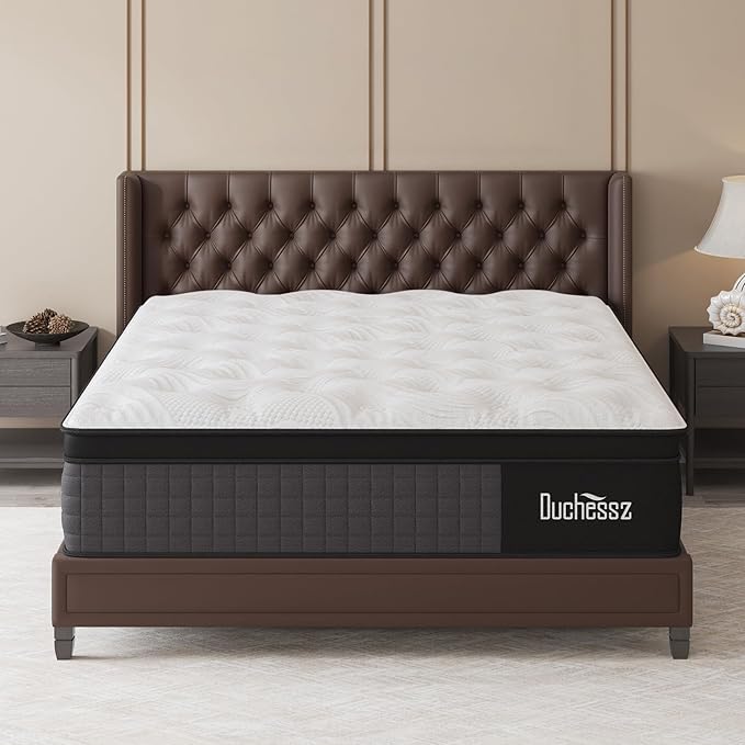 Twin Mattress, 14 Inch Hybrid Mattresses Eurotop with Gel Memory Foam,Motion Isolation Individually Wrapped Pocket Coils Breathable Comfort Soft Pressure Relief 100 Night Trial