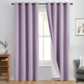 Yakamok Lilac 100% Blackout Curtains 84 Inches Long by Yakamok