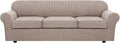 4 Piece Stretch Sofa Covers for 3 Cushion Couch Covers Furniture Slipcovers by HVERSAILTEX