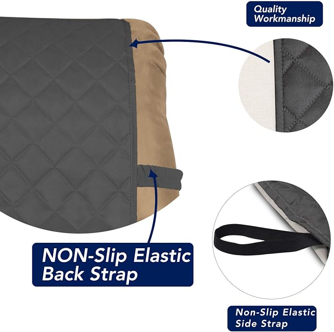 PureFit Reversible Recliner Chair Covers Couch Covers - Image 3