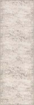 2.6x10 Washable Runner Rug:Modern Abstract Soft Carpet Brown Beige | by FXRHLP