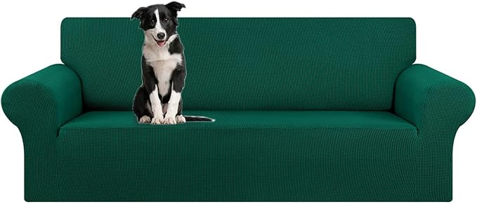 Stretch Oversized Couch Covers for Sofa Slipcover, Hunter | 1-Piece Washable by KEKUOU