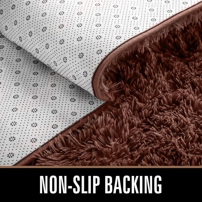 LOCHAS 2x3 Area Rugs Fluffy Living Room Carpets - Image 4