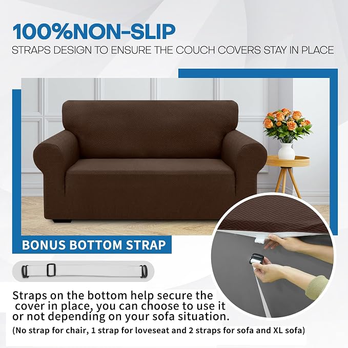 XINEAGE 2026 New Stretch Armchair Covers 1 Piece Chair Slipcovers Chair - Image 7