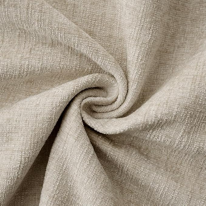 MIULEE Decorative Couch Throw Pillow Covers 20x20 Inch Light Taupe 2 Pack | - Image 3