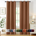 MIULEE Blackout Curtains for Bedroom 2 Panels 40 x 72 Inch Long Sun Baked | by MIULEE