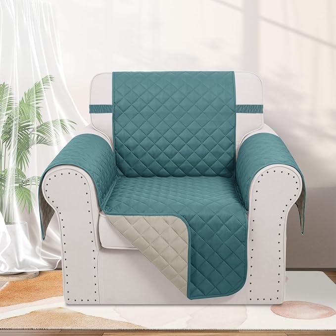Reversible Recliner Chair Covers, Water Repellent, Chair Protectors Covers - Image 2