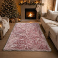 EasyJoy Faux Sheepskin Rug, Fluffy Faux Fur Rug, Ultra Soft Shag Area Rug by EasyJoy