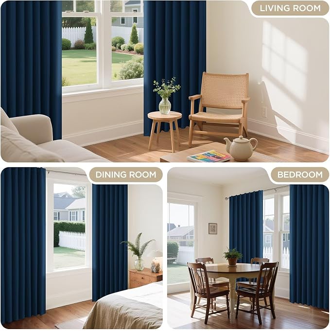 Joydeco 90 Inch Blackout Curtains - Image 7
