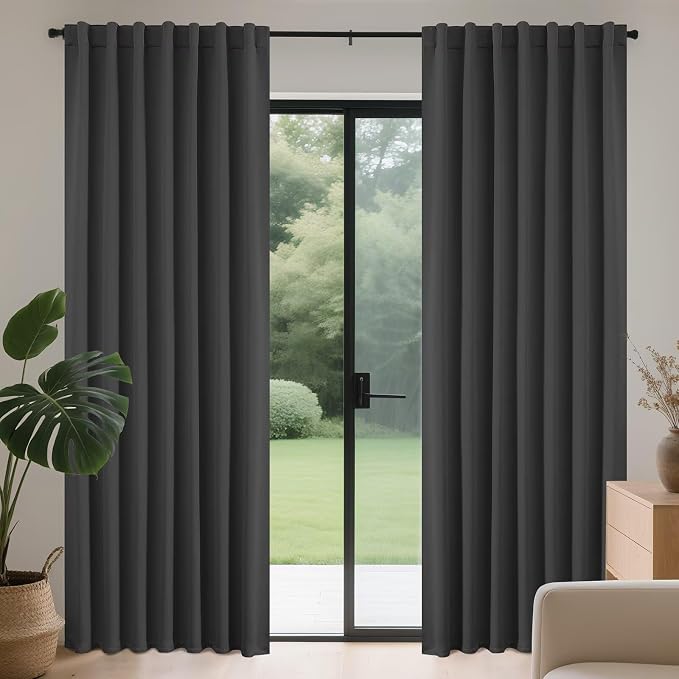 Joydeco Blackout Curtains 108 Inches Long by JOYDECO