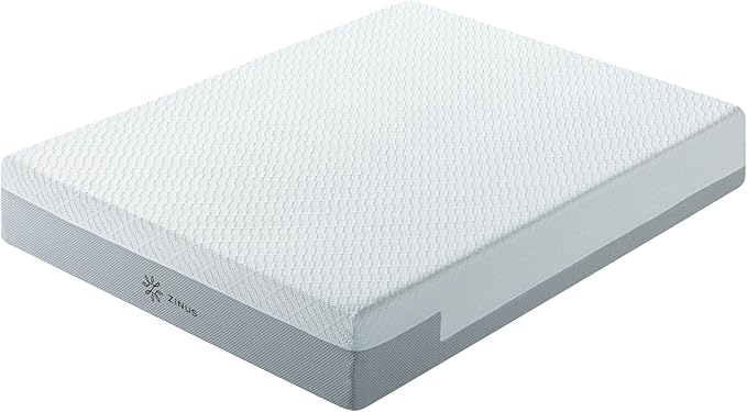 ZINUS 12 Inch QUADCOOL Memory Foam Mattress, Queen, Cool to Touch Soft Knit Cover, Cooling Gel Infusion, CertiPUR US Certified
