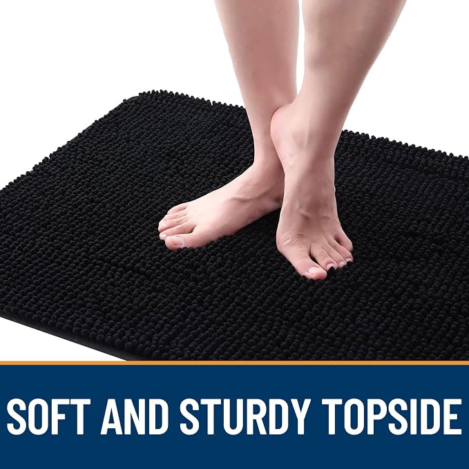 OLANLY Dog Door Mat for Muddy Paws 54x32, Super Absorbent Chenille Mud Mat | - Image 4