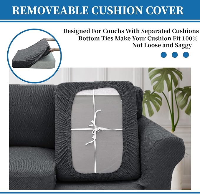 XINEAGE 2026 New 3 Pieces Couch Covers - Image 6