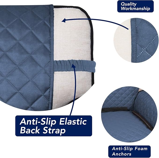 PureFit Reversible Quilted Sofa Cover Dog Couch Covers - Image 3