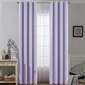 Yakamok Room Darkening Curtains 52x84 inch Length Lilac-Living Room | 2 panels by Yakamok