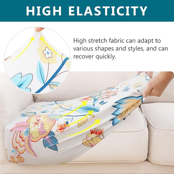 Printed Couch Cushion Covers, Sofa Covers Washable - Image 4