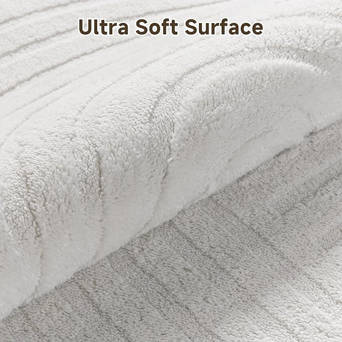Pauwer 6x9 Area Rugs for Living Room, Modern Non Slip Washable Rug, Soft Fluffy - Image 3